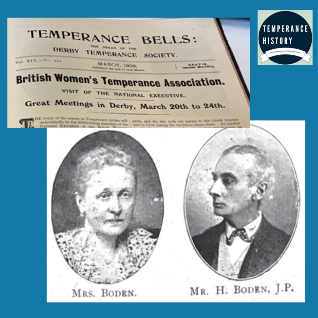 image of Temperance Bells periodical and Mr & Mrs Boden